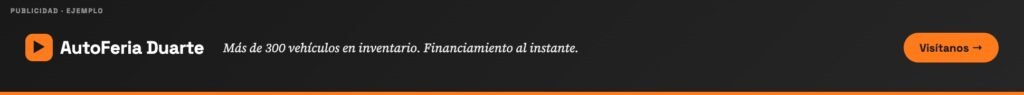 Publicidad de ejemplo — AutoFeria Duarte